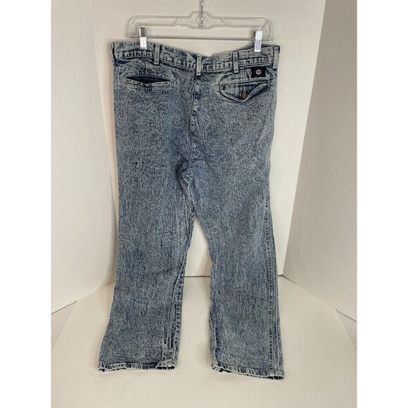 Vintage h.i.s. Americana Acid Washed Jeans, 36x30, USA Made Y2K Skater - Picture 5 of 10